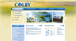 Desktop Screenshot of cityofcolby.com